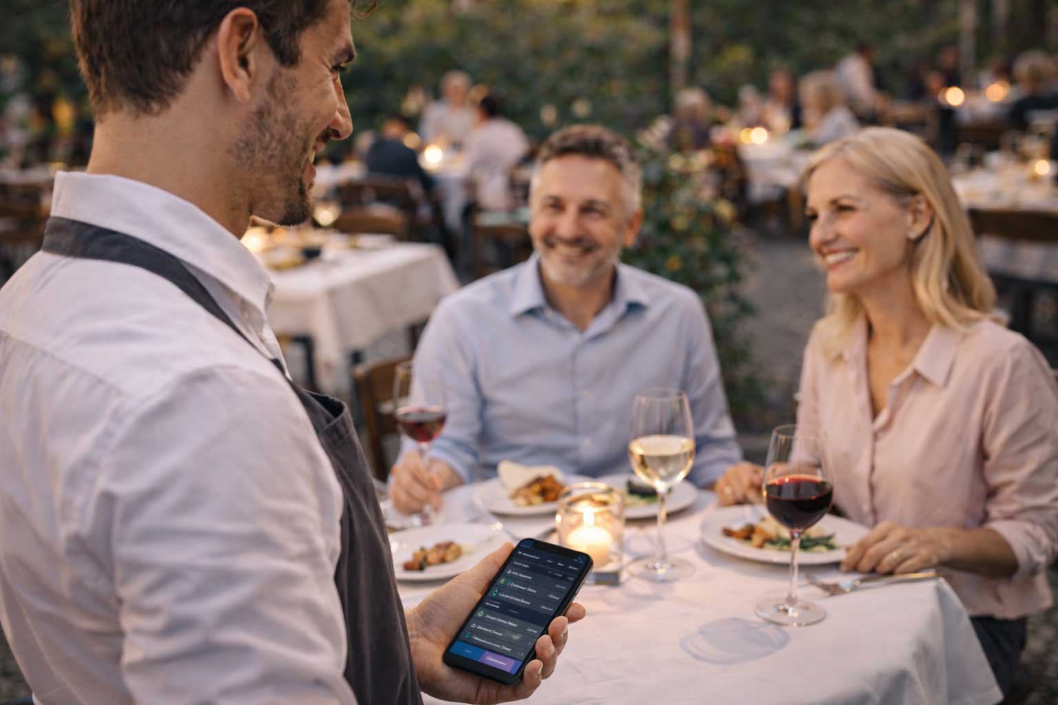 Echtzeit-Informationen vom Tisch an die Küche - digitale Tools machen es möglich. 